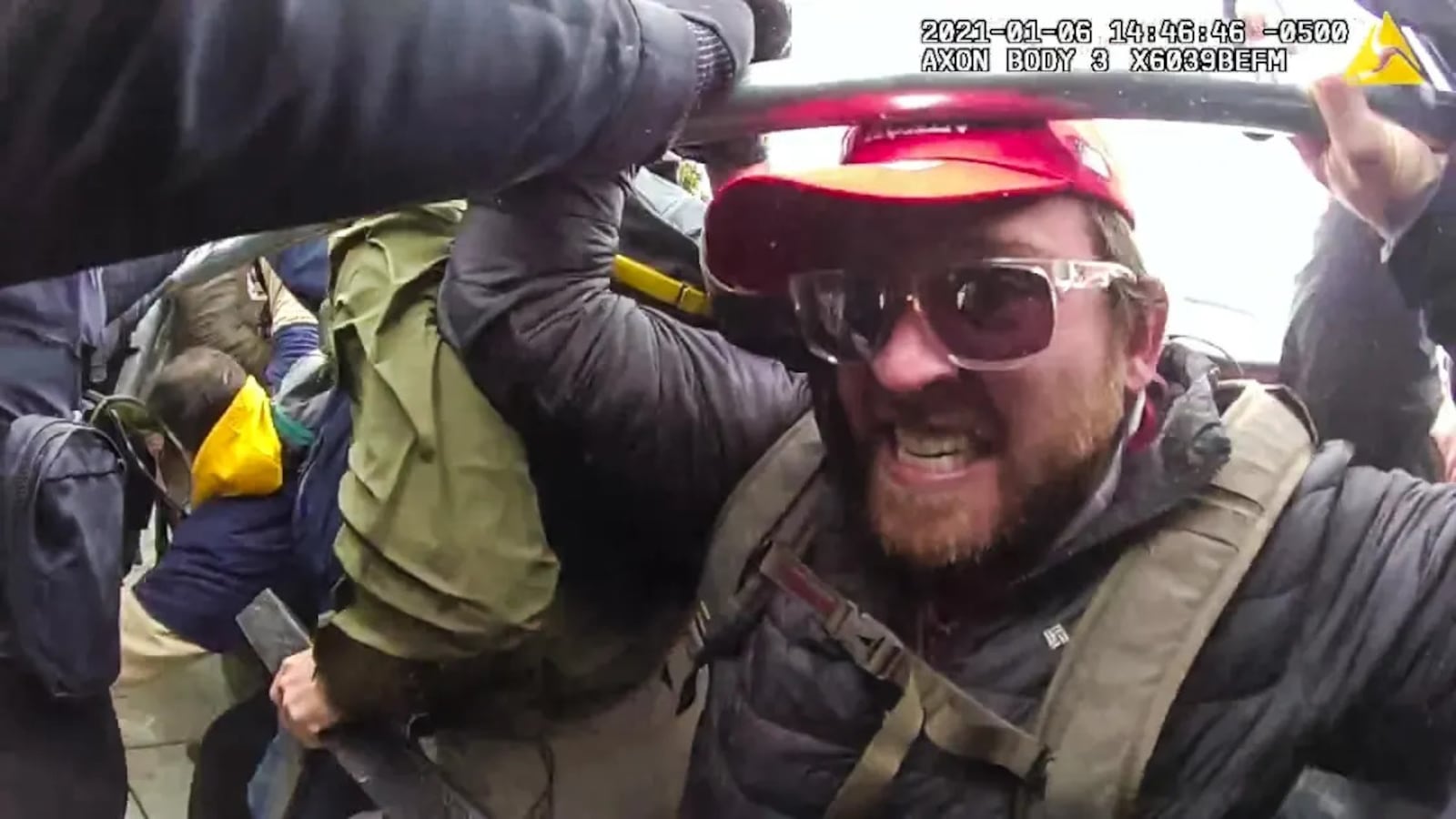 photo of Johnatakis during Jan. 6 attack