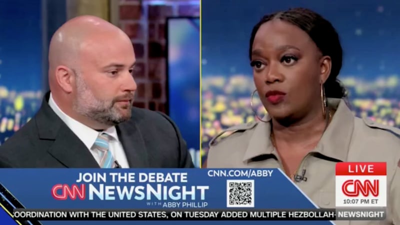 Joe Borelli and Ashley Allison on CNN.
