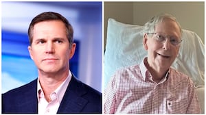 Andy Beshear and Mitch McConnell.