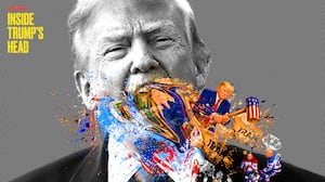Trump spewing AI slop