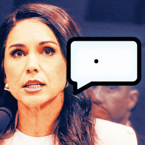 Animated GIF of Tulsi Gabbard.