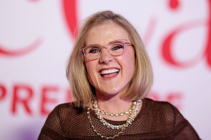 LOS ANGELES, CALIFORNIA - DECEMBER 09: Nancy Cartwright attends the world premiere of 20th Century Studios' Ella McCay at the El Capitan Theatre on December 09, 2025 in Hollywood, California. (Photo by Rodin Eckenroth/Getty Images for 20th Century Studios)