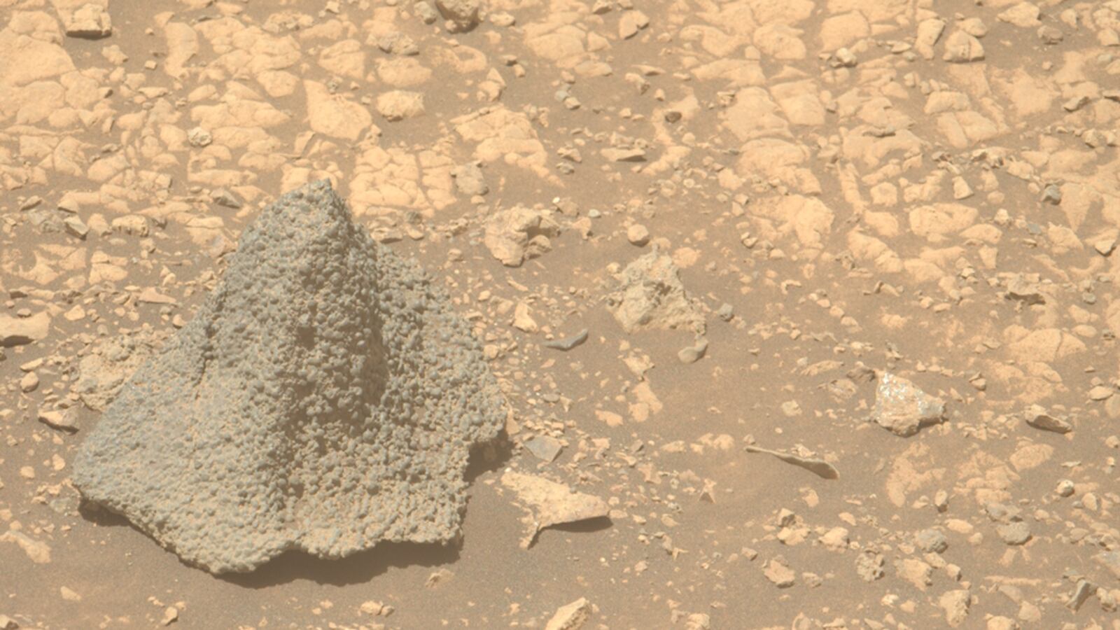 Bizarre 'Alien Hat' Found By Rover on the Surface of Mars