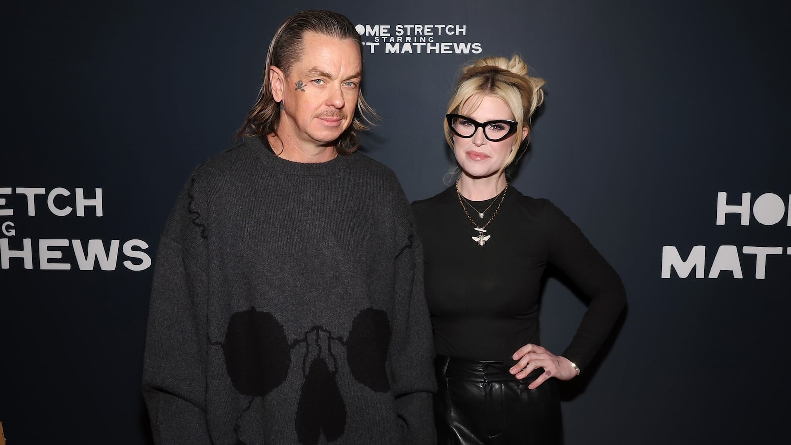 LOS ANGELES, CALIFORNIA - NOVEMBER 20: (L-R) Sid Wilson and Kelly Osbourne attend Matt Mathews' Celebration of Boujee On A Budget Tour with Live Nation at The Peppermint Club on November 20, 2024 in Los Angeles, California. (Photo by Jesse Grant/Getty Images for Live Nation)