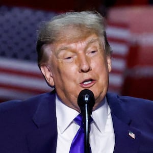 President Donald Trump speaks at the Republican National Midterm Convention in Dallas, Texas, on September 9, 2026.