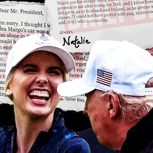 Natalie Harp ad Donald Trump