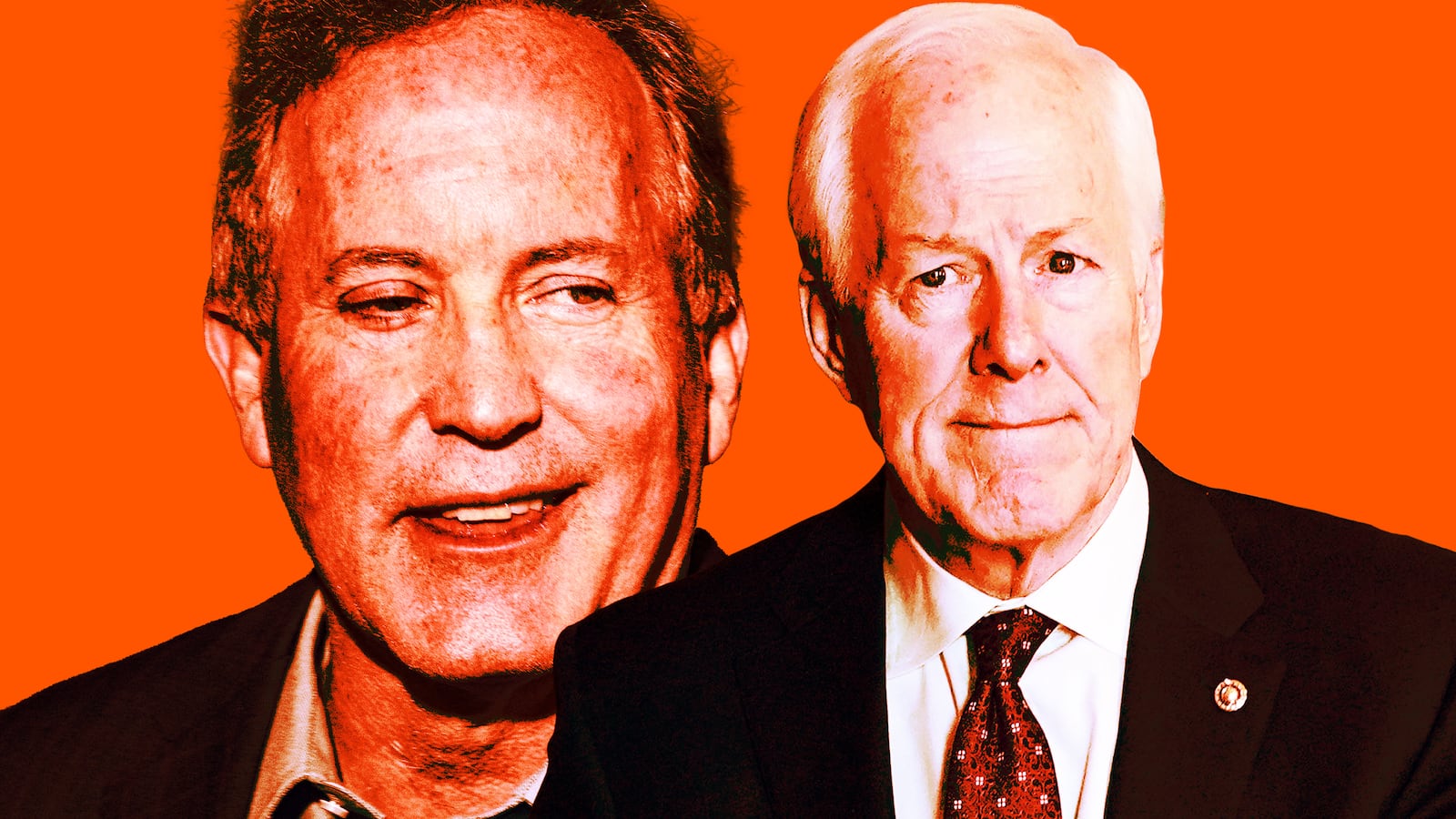 Ken Paxton and John Cornyn.