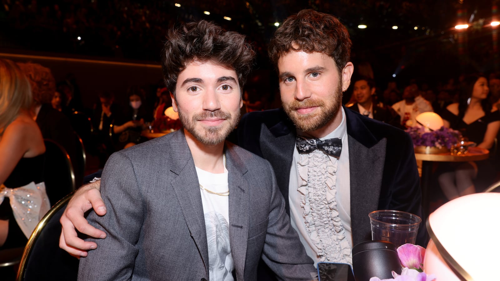 Noah Galvin and Ben Platt at the Grammys in 2022.