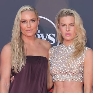 Lindsey Vonn and Karin Kildow attend the 2025 ESPY Awards at Dolby Theatre on July 16, 2025 in Hollywood, California. (Photo by Maya Dehlin Spach/WireImage)