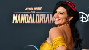 LOS ANGELES, CALIFORNIA - NOVEMBER 13: Gina Carano attends the premiere of Disney+'s "The Mandalorian" at El Capitan Theatre on November 13, 2019 in Los Angeles, California. (Photo by Rodin Eckenroth/FilmMagic)