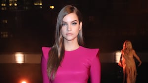 Barbara Palvin attends Messika Cocktail as part of the Paris Fashion Week Womenswear Spring/Summer 2018 on September 27, 2017, in Paris, France.