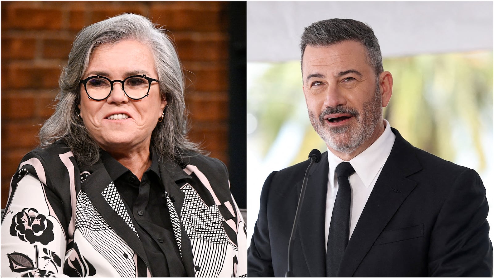 Rosie O'Donnell; Jimmy Kimmel