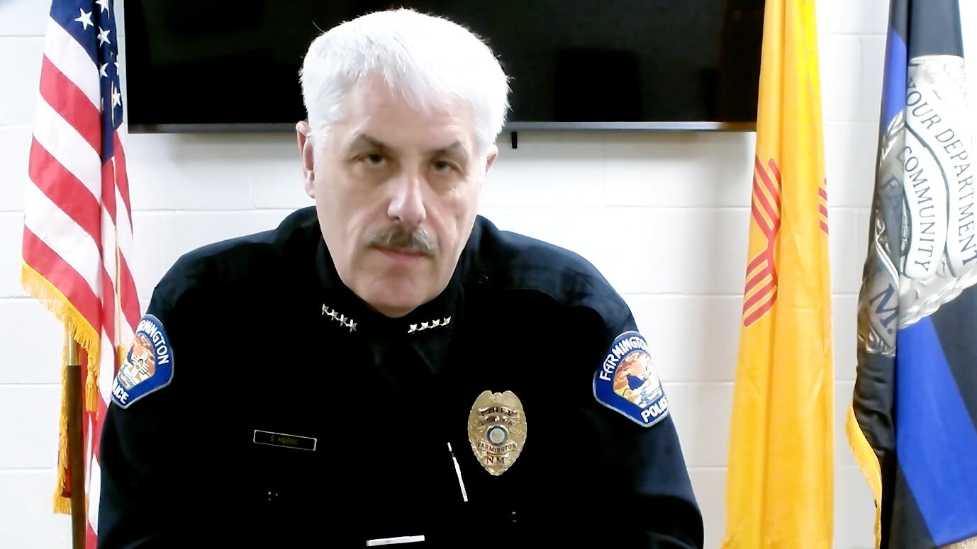 Farmington Police Chief Steve Hebbe.