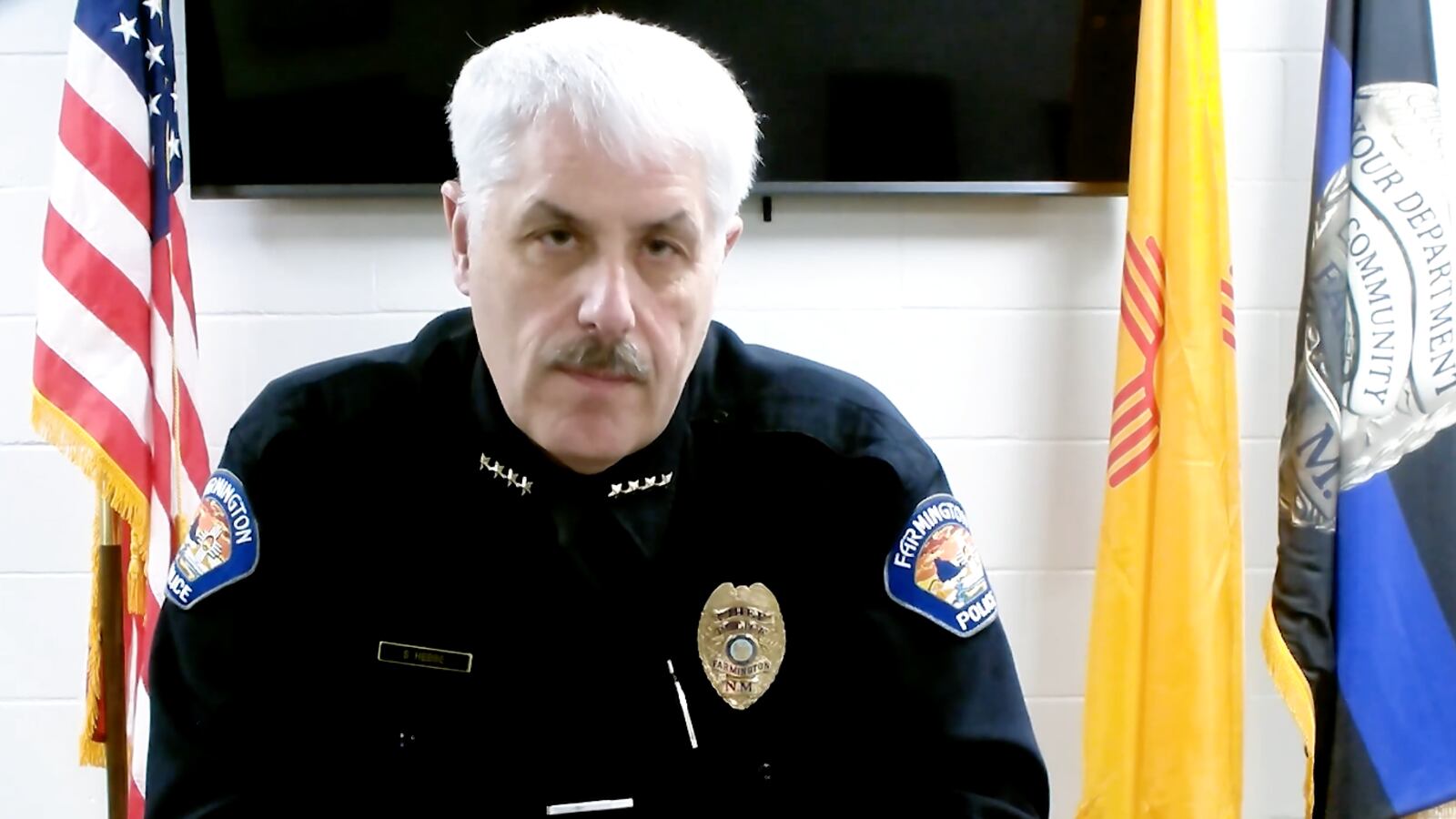 Farmington Police Chief Steve Hebbe.