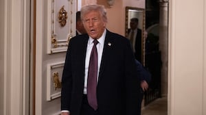 PALM BEACH, FLORIDA - JANUARY 09: US President-elect Donald Trump arrives for a meeting with Republican governors at the Mar-a-Lago Club on January 09, 2025 in Palm Beach, Florida. Trump will be sworn in as the 47th president of the United States on January 20, making him the only president other than Grover Cleveland to serve two non-consecutive terms in office. (Photo by Scott Olson/Getty Images)