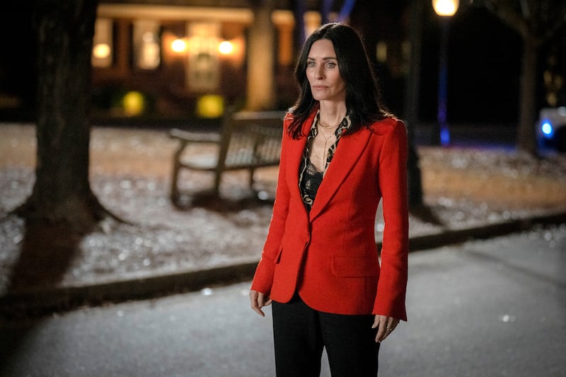 Courteney Cox in Scream 7.