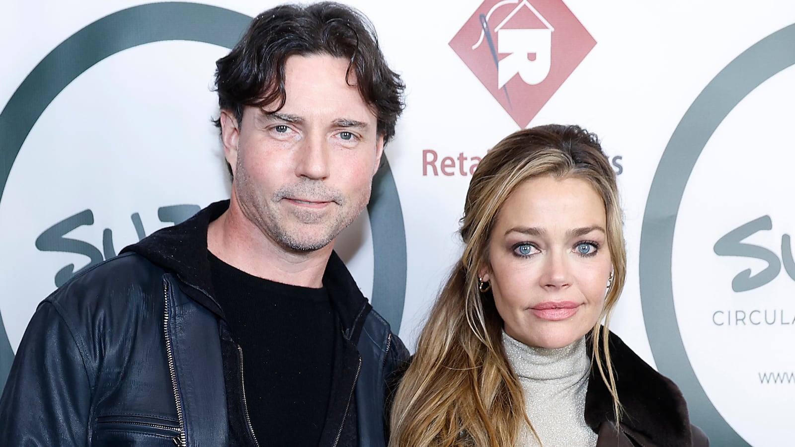 Aaron Phypers (L) and Denise Richards (R)