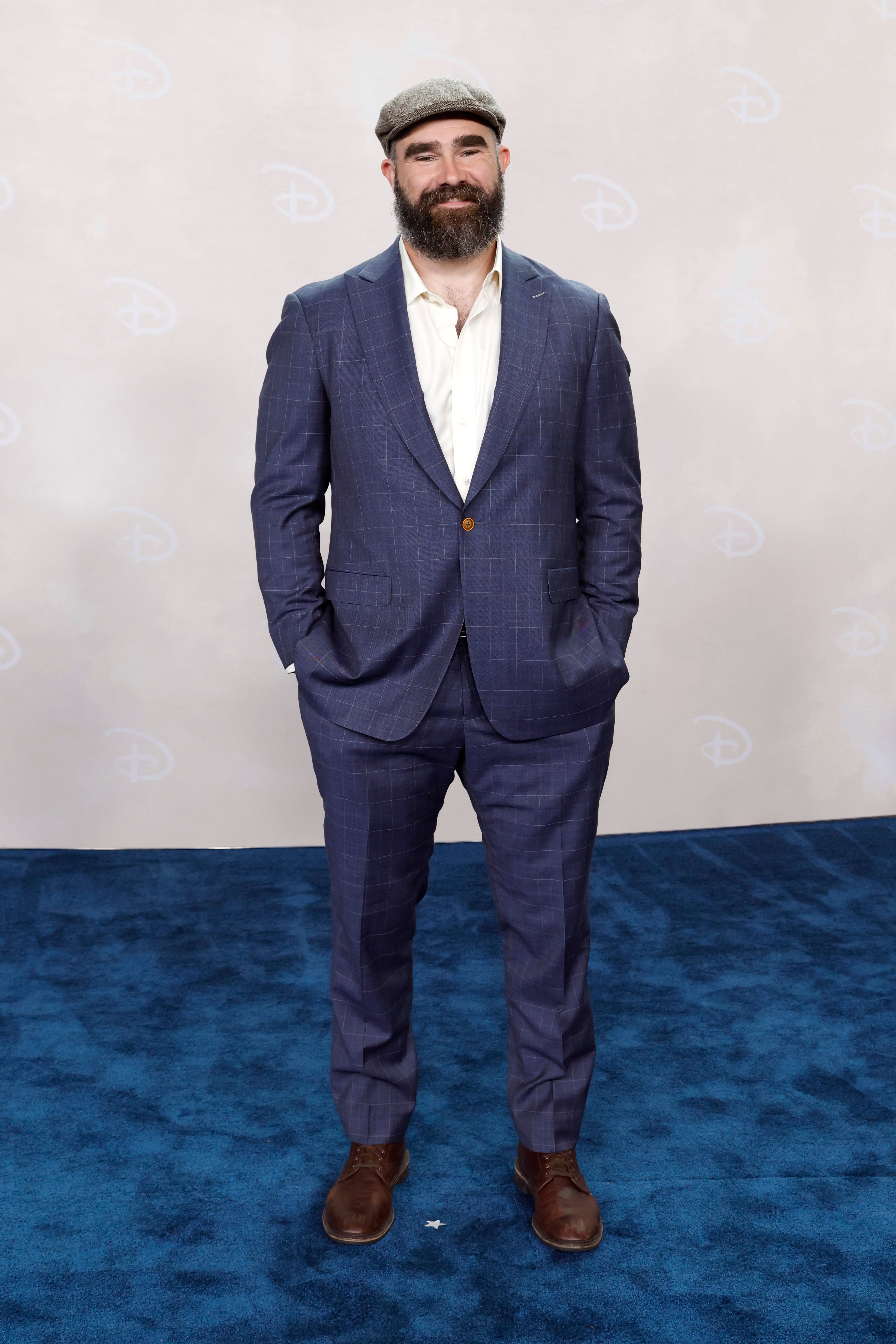 Jason Kelce at the 2025 Disney Upfront at Javits Center on May 13, 2025, in New York City.