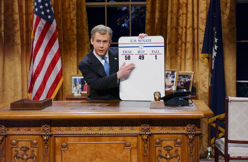 Chris Parnell as George W. Bush during "The Republican Majority" skit