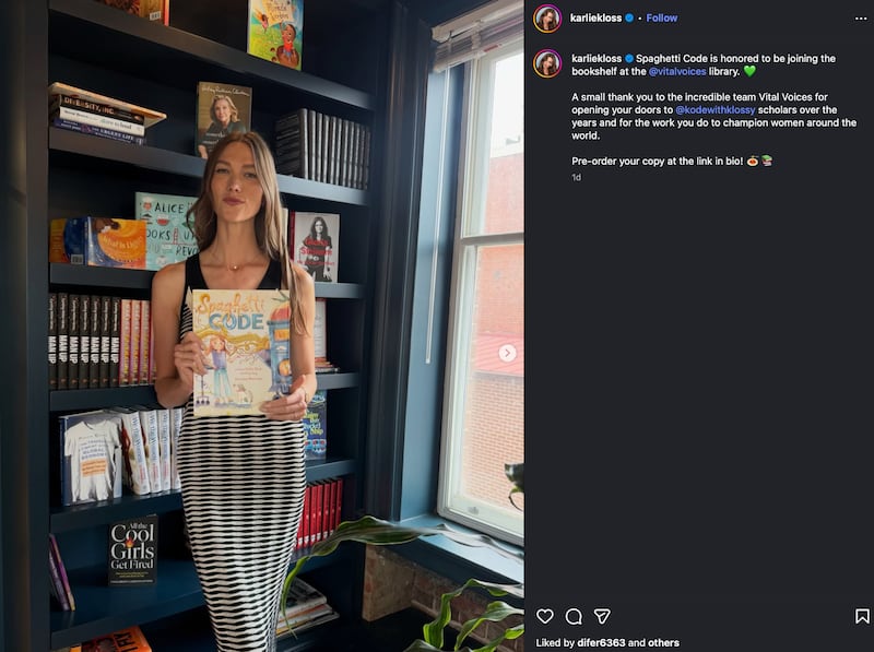 Karlie Kloss posts from the Vital Voices library.