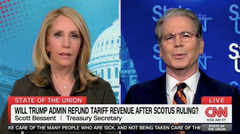 Scott Bessent on State of the Union with Dana Bash