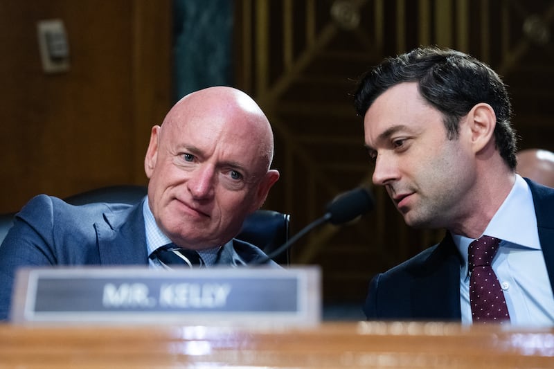 Sens. Mark Kelly and Jon Ossoff both grilled Clayton over who won the 2020 election, but could not get the Trump nominee to clearly state Joe Biden was the winner in a hearing on July 15, 2026.
