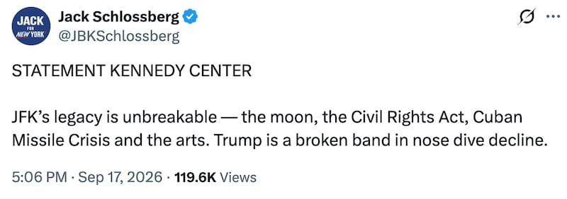 JFK’s grandson also weighed in on the controversy.