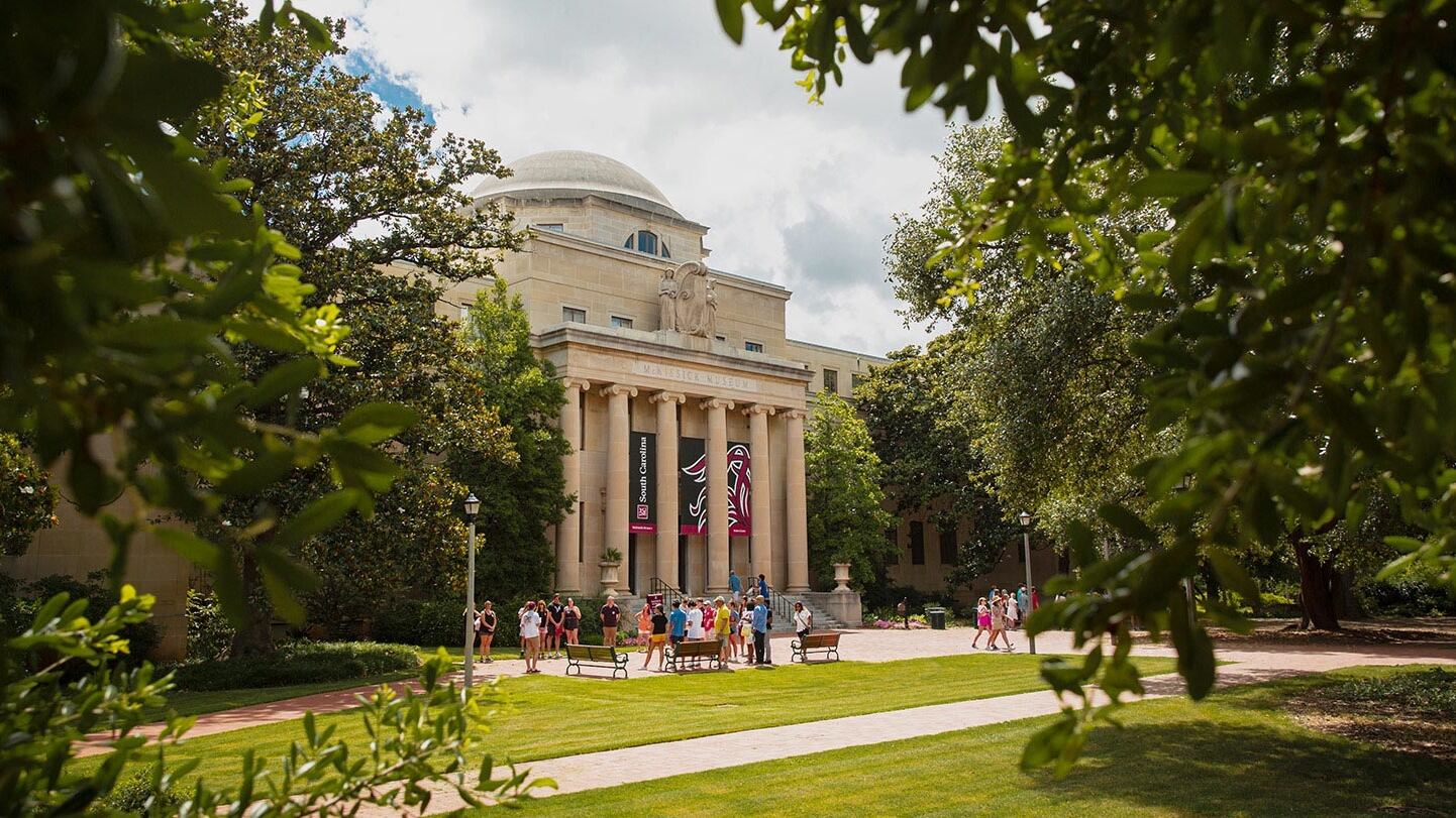 A picture of the University of South Carolina’s campus. A University of South Carolina student was fatally shot as he attempted to enter the wrong home on the same street he lived on.