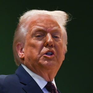 President Donald Trump attends the signing ceremony of the Peace Charter for Gaza as part of the 56th World Economic Forum in Davos, Switzerland on January 22, 2026.