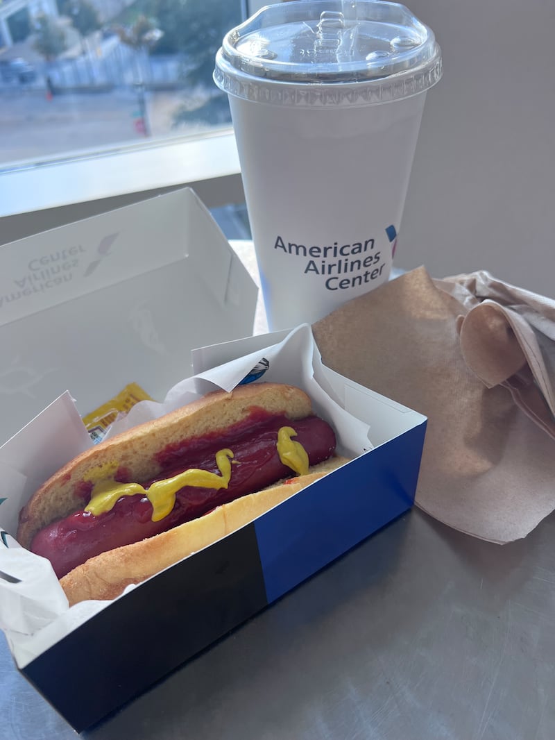 A hot dog and coke set you back $25 at the convention.