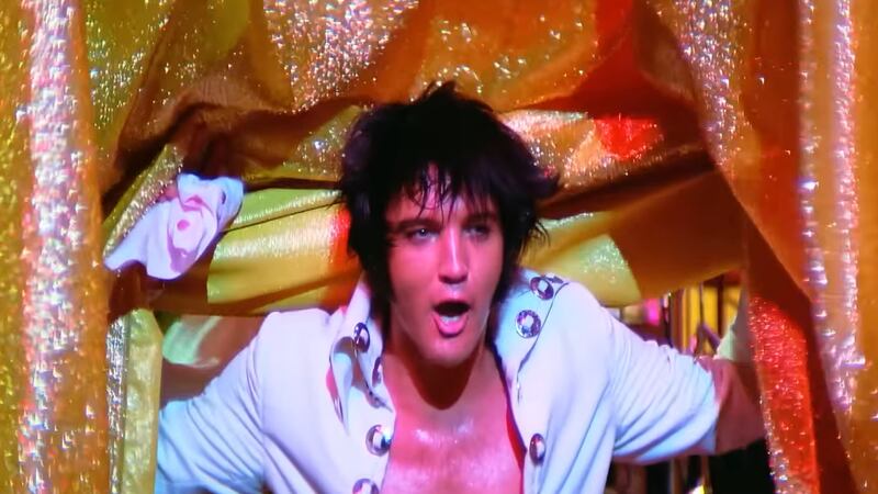 Elvis Presley in "EPiC: Elvis Presley in Concert."