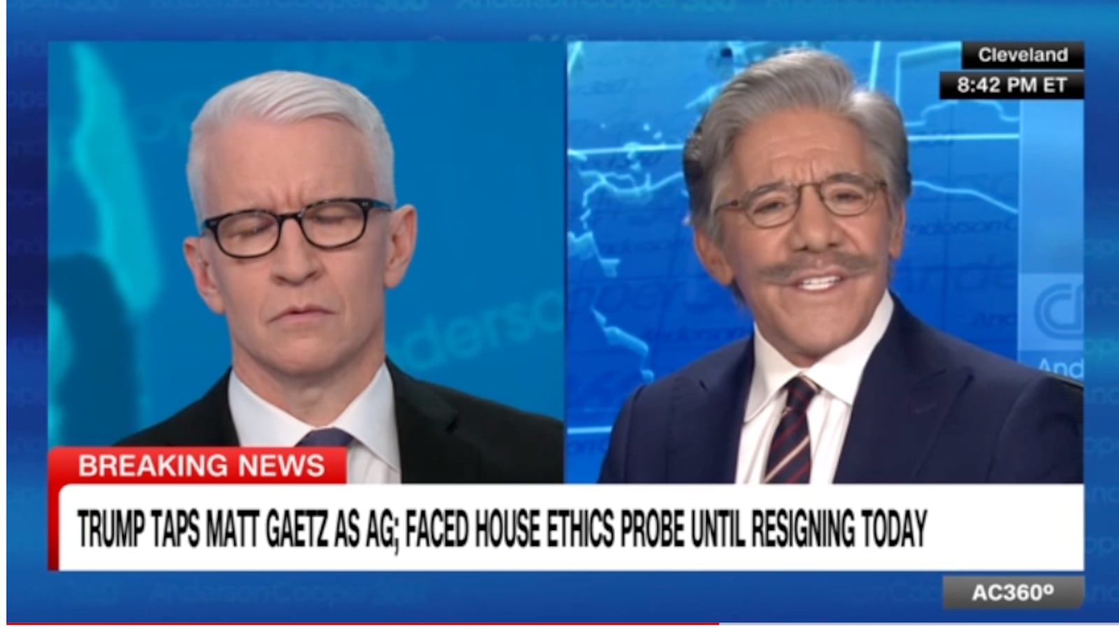Geraldo Rivera told Anderson Cooper he backs Pete Hegseth as defense secretary.