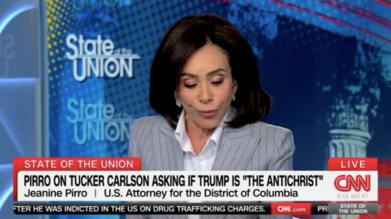 Jeanine Pirro on State of the Union with Jake Tapper