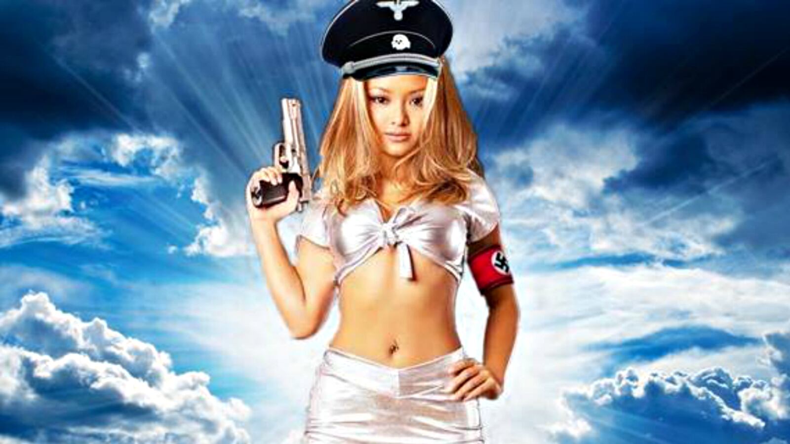 articles/2013/12/10/tila-tequila-proclaims-her-love-of-hitler-ron-burgundy-and-robin-thicke-team-up-for-a-single/tila-tequila-as-nazi-tease_ugauwt