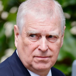 Prince Andrew, Duke of York attends the traditional Easter Sunday Mattins Service at St George's Chapel, Windsor Castle on April 20, 2025 in Windsor, England.