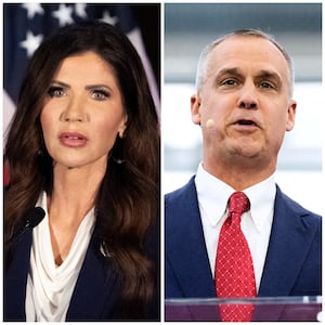Kristi Noem and Corey Lewandowski