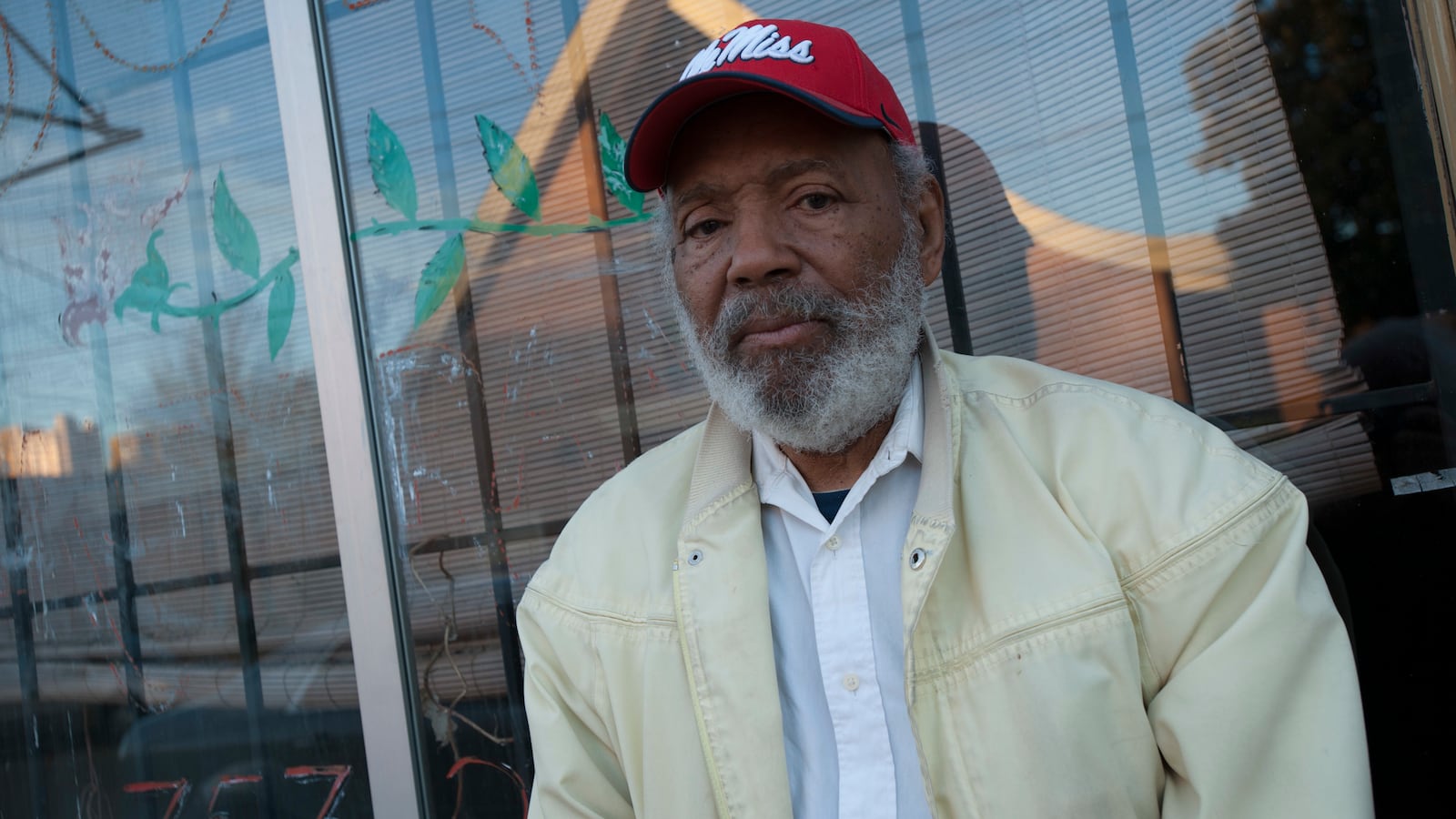 Portrait of civil rights activist James Meredith, the first Black student to attend the University of Mississippi