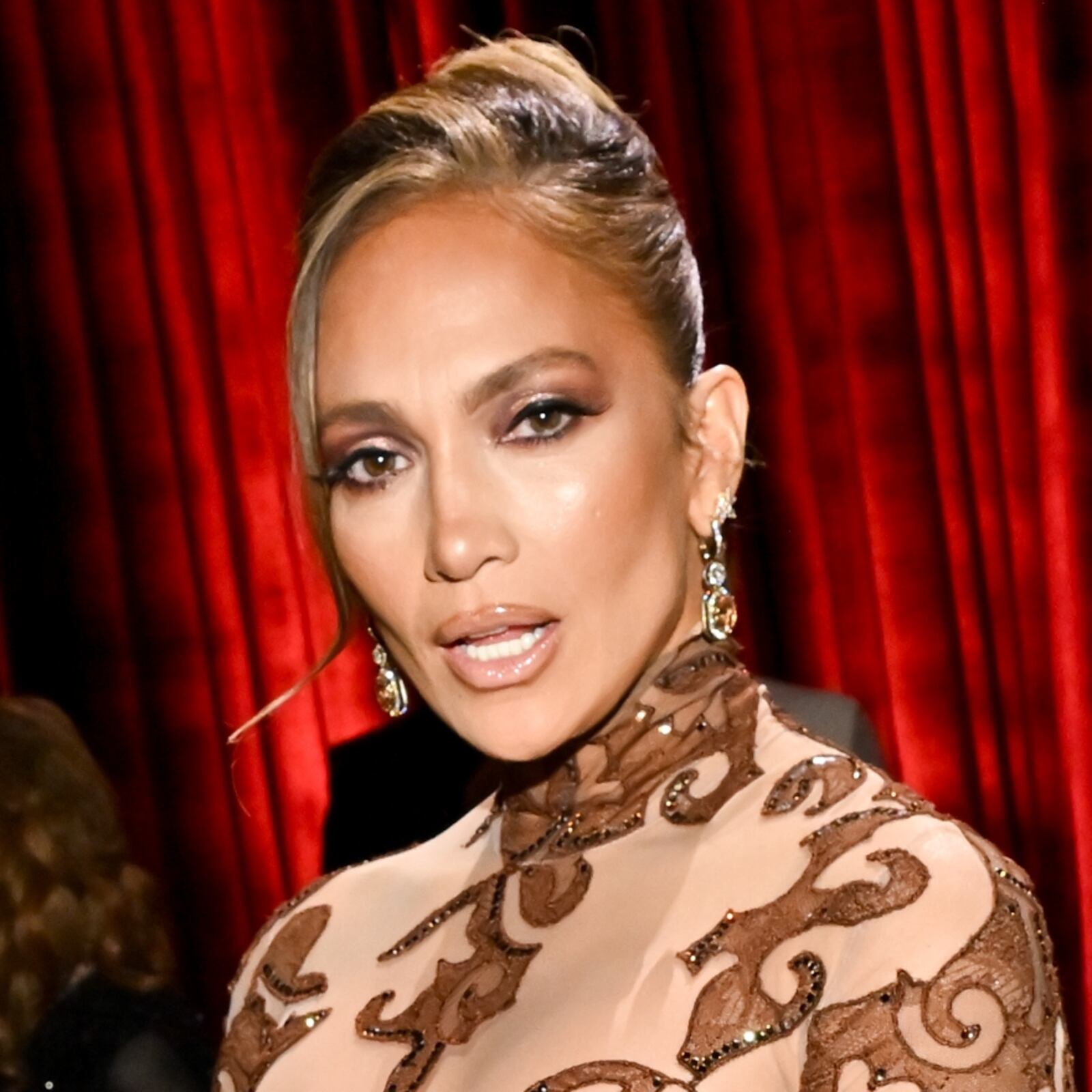 Zoe Kravitz and Jennifer Lopez at the 83rd Annual Golden Globes held at The Beverly Hilton on January 11, 2026 in Beverly Hills, California.