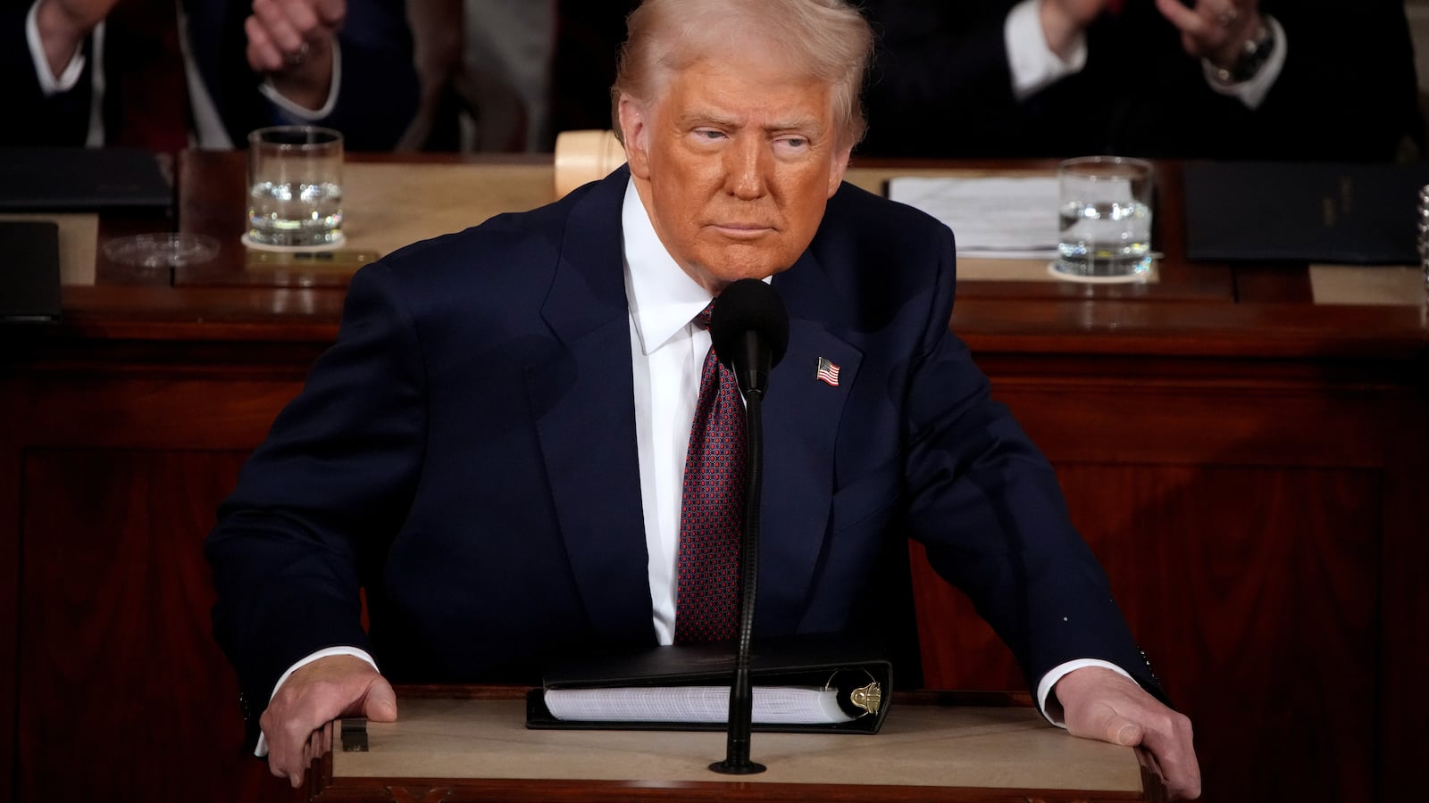 President Trump addresses Congress.