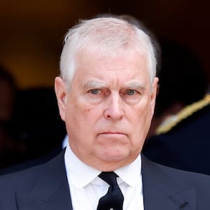 LONDON, UNITED KINGDOM - SEPTEMBER 16: (EMBARGOED FOR PUBLICATION IN UK NEWSPAPERS UNTIL 24 HOURS AFTER CREATE DATE AND TIME) Prince Andrew, Duke of York attends Katharine, Duchess of Kent's Requiem Mass service at Westminster Cathedral on September 16, 2025 in London, England. Katharine, Duchess of Kent was married to Prince Edward, Duke of Kent, a first cousin of Queen Elizabeth II. She died on September 4 at the age of 92 at Kensington Palace surrounded by her family. Having converted to Catholicism in 1994, her funeral takes place at Westminster Cathedral and is the first Catholic funeral to be held for a member of the royal family in modern British history. Her Royal Highness will be laid to rest at the Royal Burial Ground at Frogmore, Windsor. (Photo by Max Mumby/Indigo/Getty Images)
