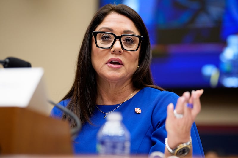 Labor Secretary Lori Chavez-DeRemer speaks during a House Committee on Education and Workforce hearing on Capitol Hill on June 5, 2025, in Washington, DC.
