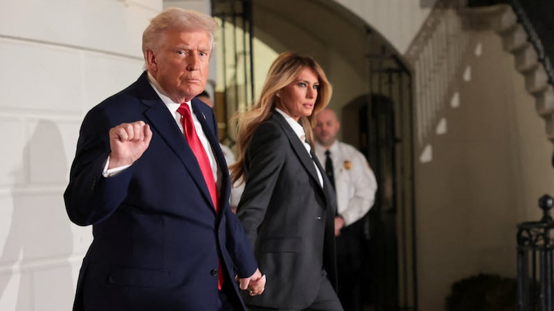 President Donald Trump and first lady Melania Trump