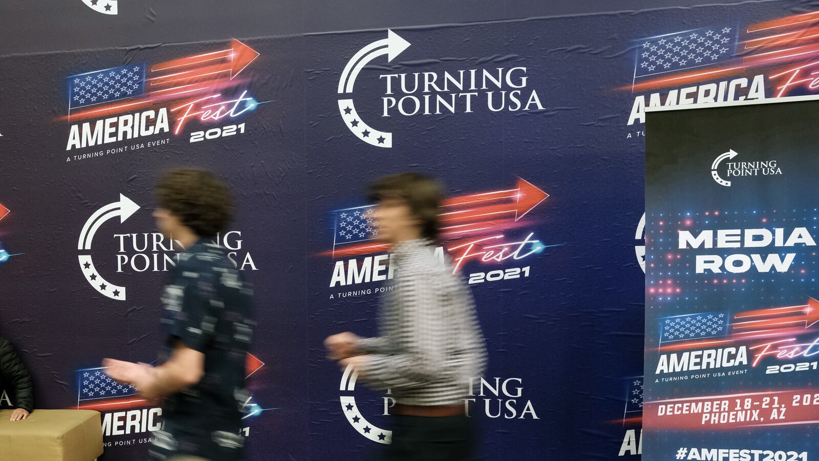 People attend Turning Point USA’s America Fest.