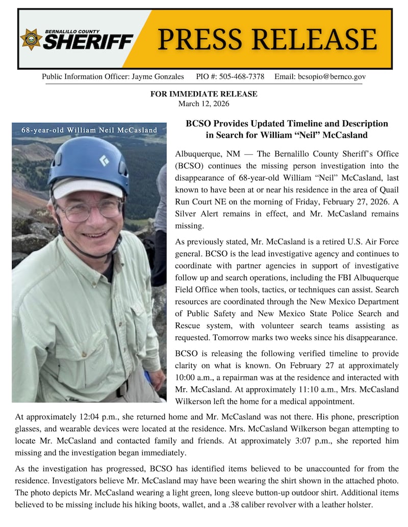 Bernalillo County Sheriff’s Office