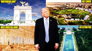 Donald Trump, vanity projects photo illustration