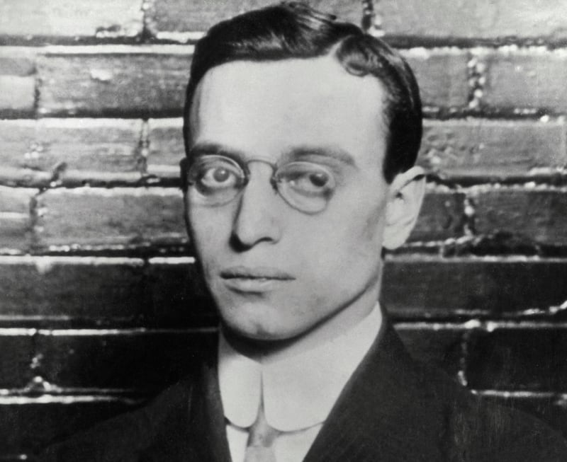 Close up of Georgia lynching victim Leo Frank.