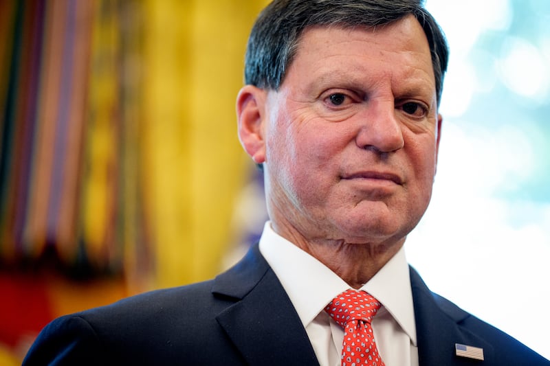 Frank Bisignano (L), Administrator of the Social Security Administration