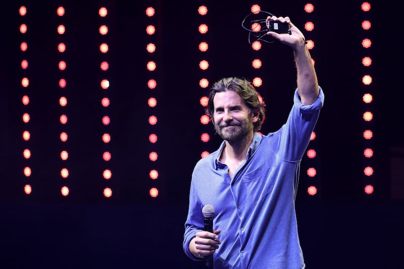 Actor Bradley Cooper waves during the Telmex Telcel Foundation's "Mexico Siglo XXI" (Mexico XXI Century) annual event in Mexico City, Mexico September 6, 2024.