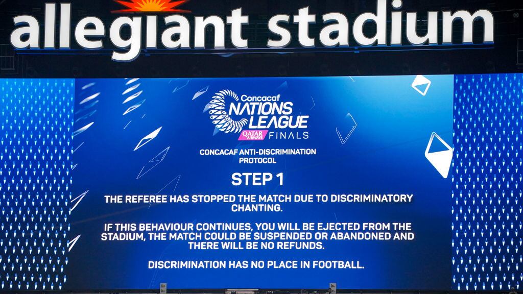 The USA-Mexico soccer match on Thursday night was called off early after homophobic chants were yelled.