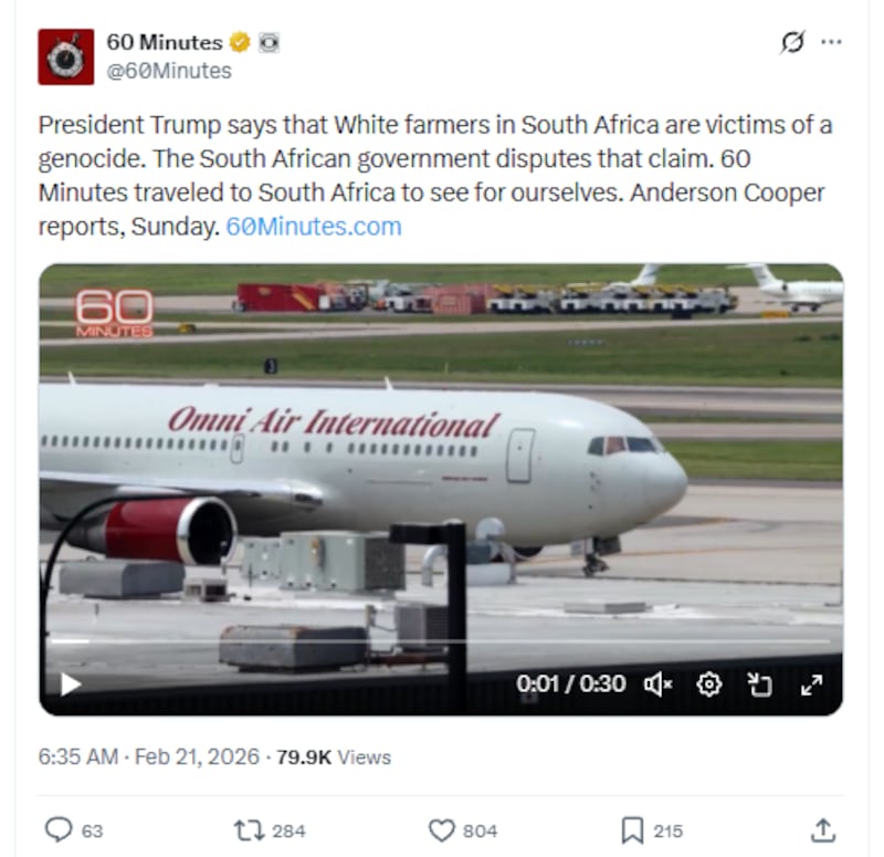 '60 Minutes' will finally air the segment on Sunday.